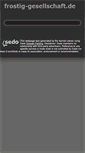 Mobile Screenshot of frostig-gesellschaft.de